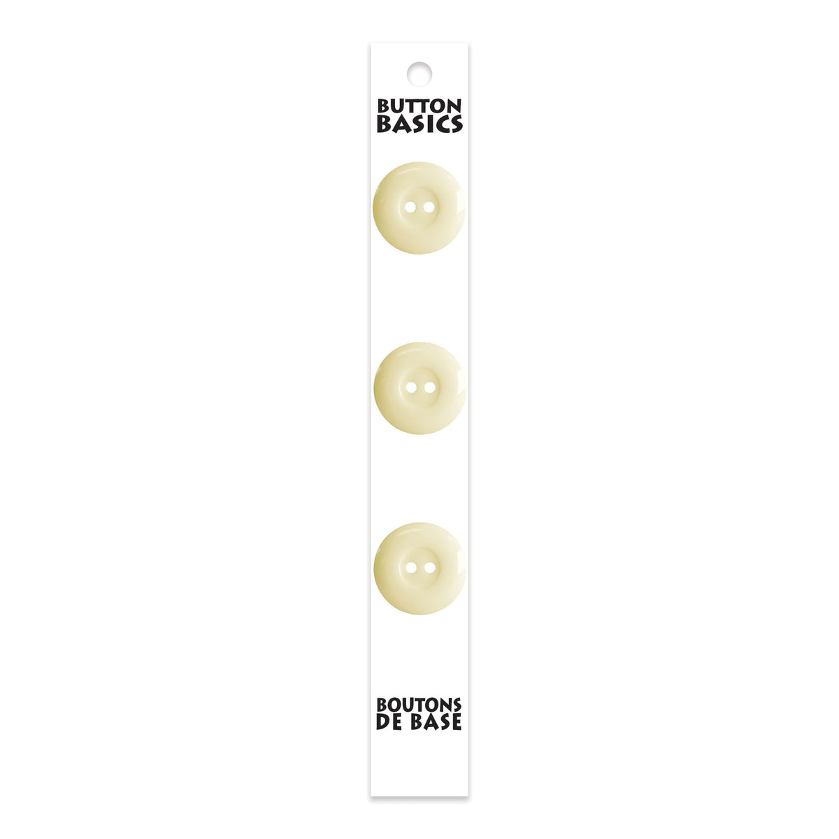 BUTTON BASICS 2-Hole Buttons – 19 mm (3/4 in.) – 3 pcs - verified H.A. Kidd additional view