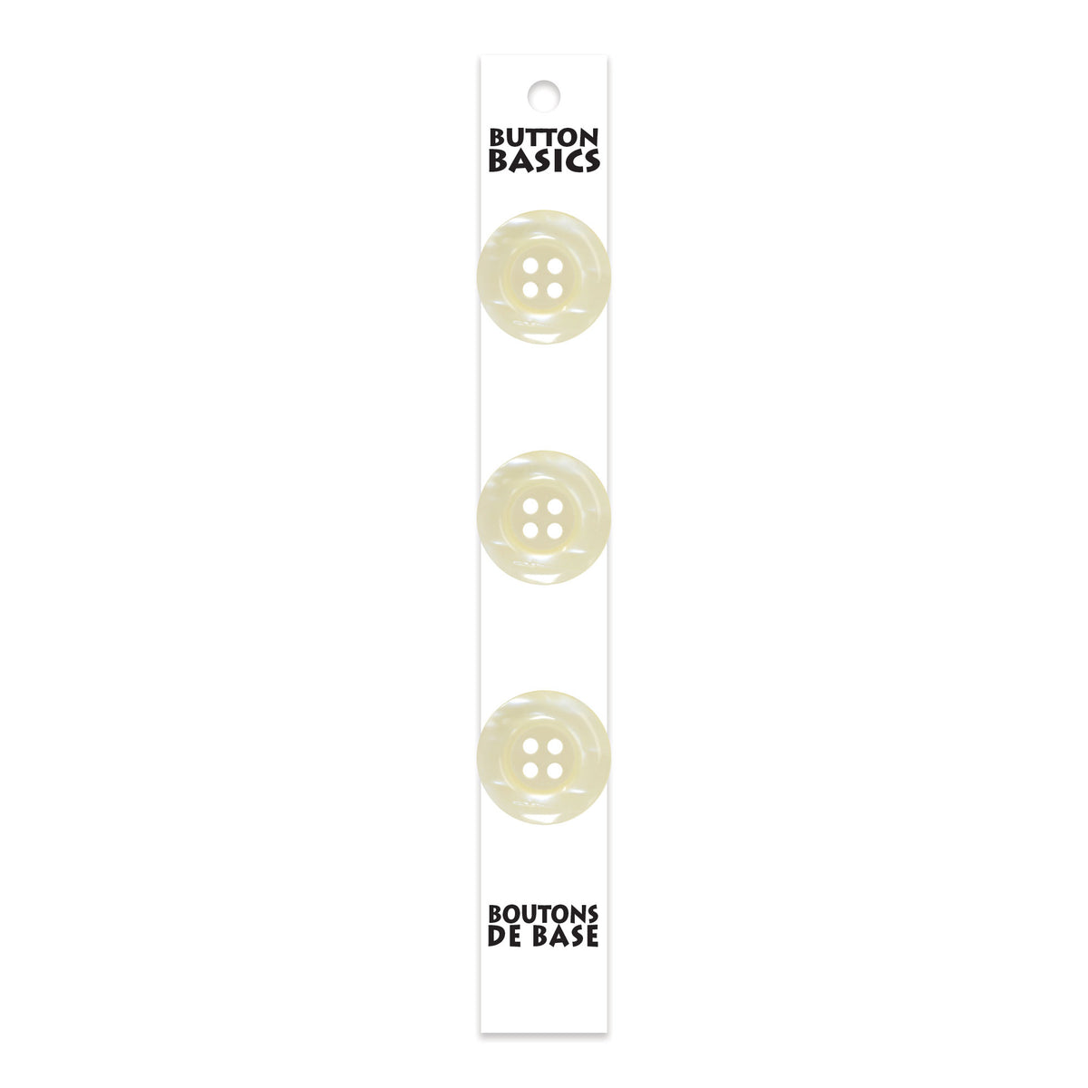 BUTTON BASICS 4-Hole Buttons — 20 mm (3/4 in.) — 3 pcs – alternate product view
