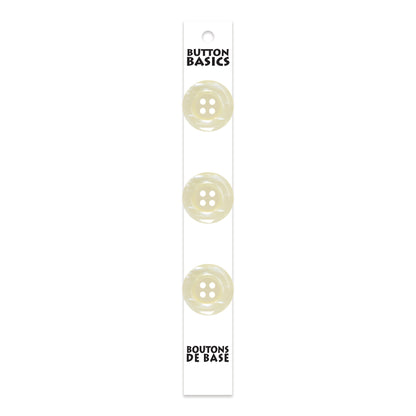 BUTTON BASICS 4-Hole Buttons — 20 mm (3/4 in.) — 3 pcs – alternate product view