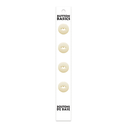 BUTTON BASICS 2-Hole Buttons – 14 mm (1/2 in.) – 4 pcs – alternate product view