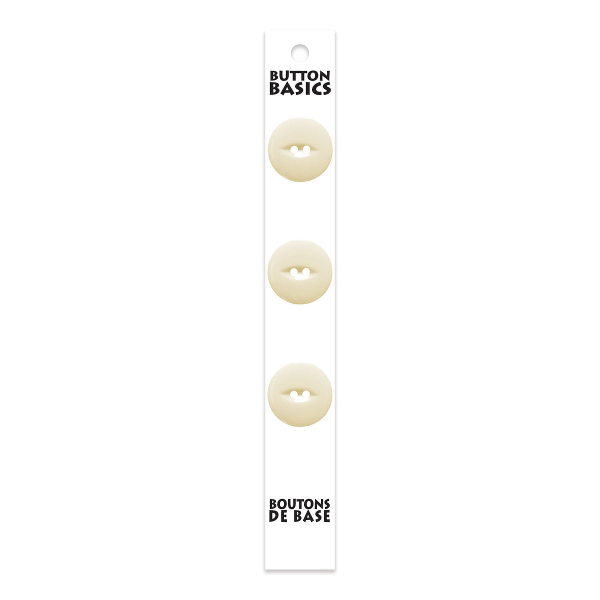 BUTTON BASICS 2-Hole Buttons – 19 mm (3/4 in.) – 3 pcs – alternate product view