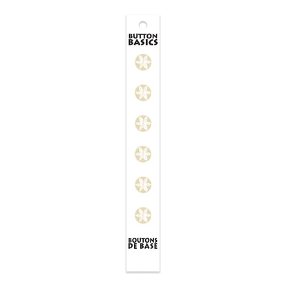 BUTTON BASICS 2-Hole Buttons – 10 mm (3/8 in.) – 6 pcs – alternate product view
