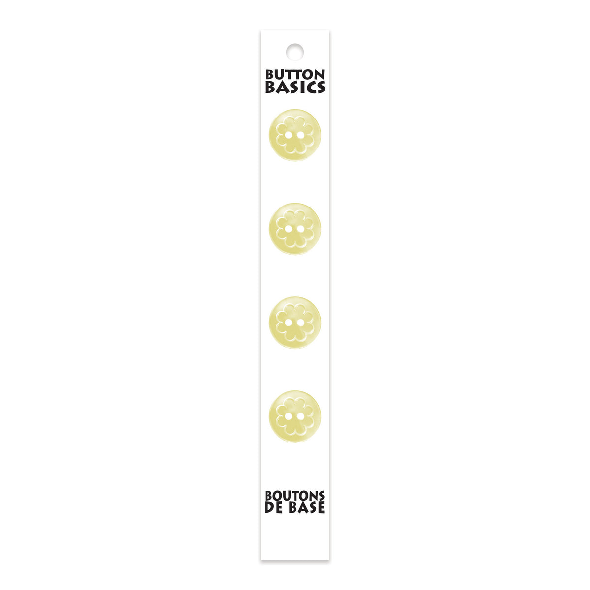BUTTON BASICS 2-Hole Buttons – 15 mm (5/8 in.) – 4 Pack – alternate product view