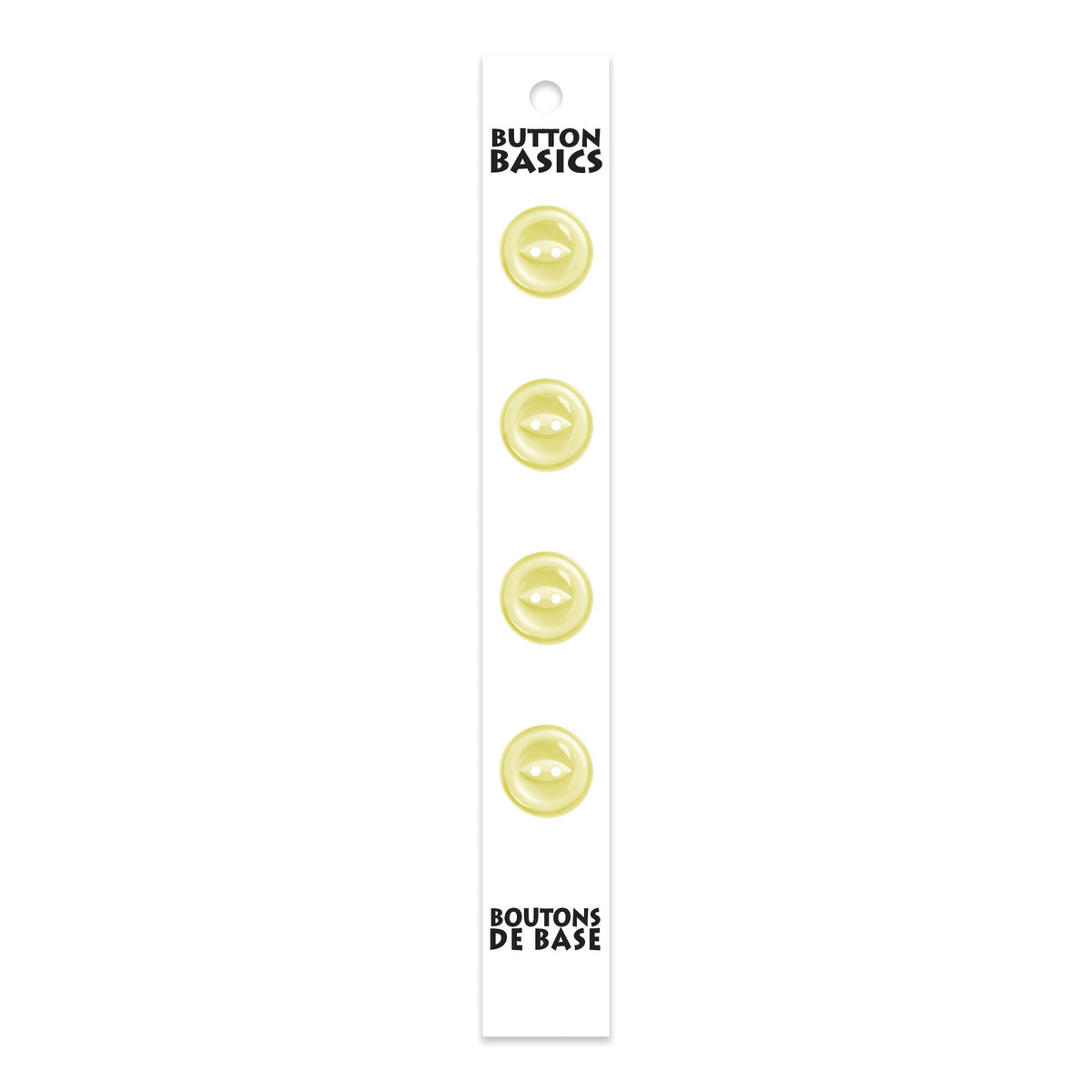 BUTTON BASICS 2-Hole Buttons – 14 mm (1/2 in.) – 4 pcs – alternate product view