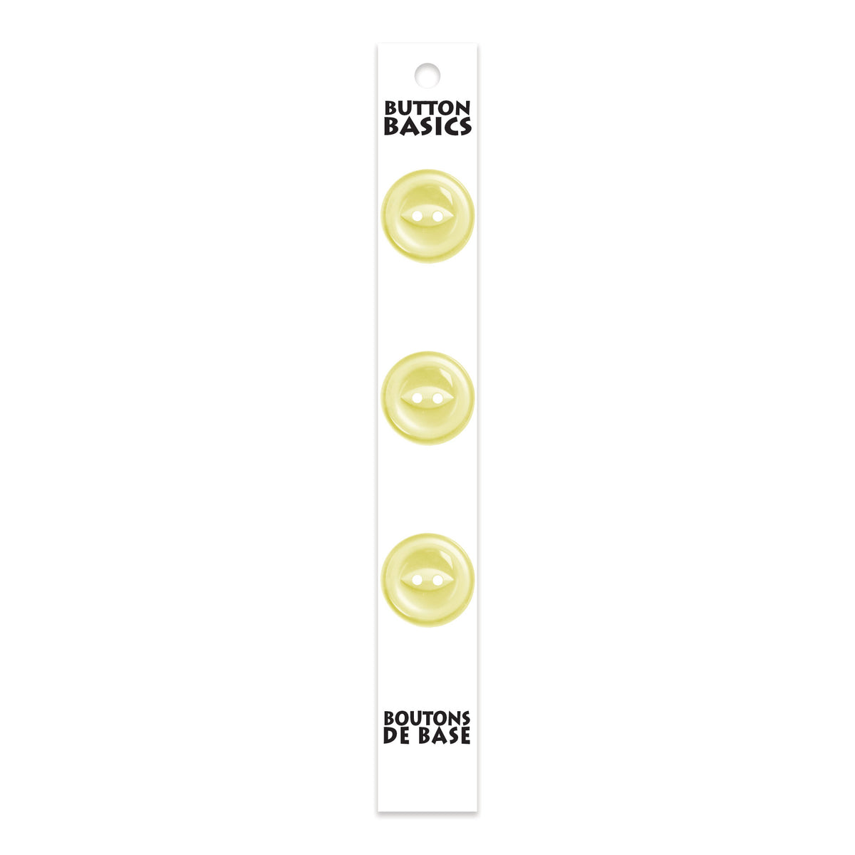 BUTTON BASICS 2-Hole Buttons – 19 mm (3/4 in.) – 3 pcs – alternate product view