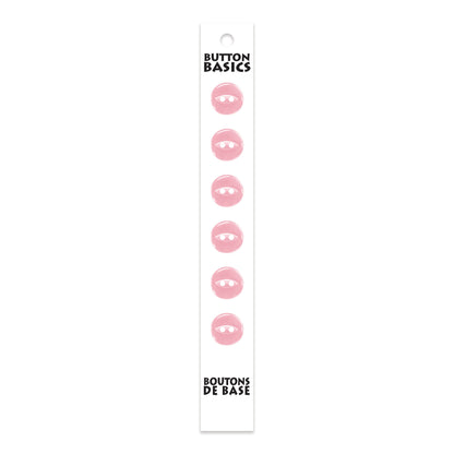 BUTTON BASICS 2-Hole Buttons — 12 mm (1/2 in.) — Yellow — 6 pcs – alternate product view