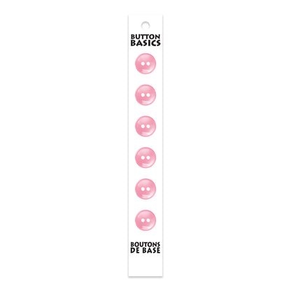 BUTTON BASICS 2-Hole Buttons – 12 mm (1/2 in.) – 6 pcs – alternate product view