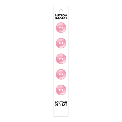 BUTTON BASICS 2-Hole Buttons – 14 mm (1/2 in.) – 5 pcs – alternate product view