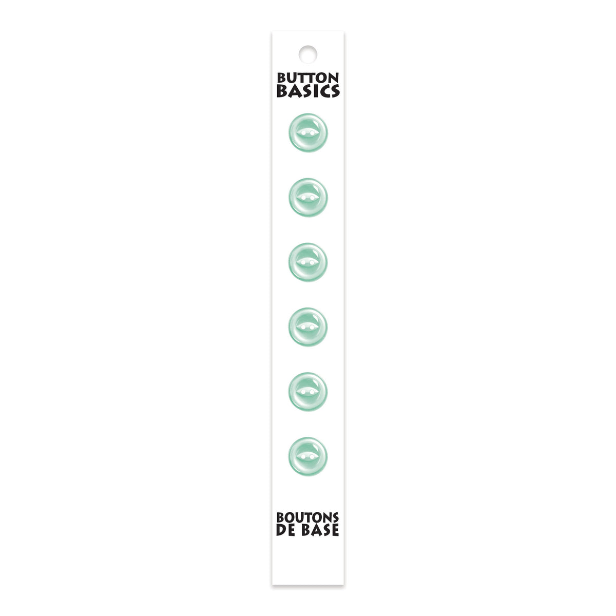 Button Basics 2-Hole Buttons – 11 mm (3/8 in.) – 6 pcs – alternate product view