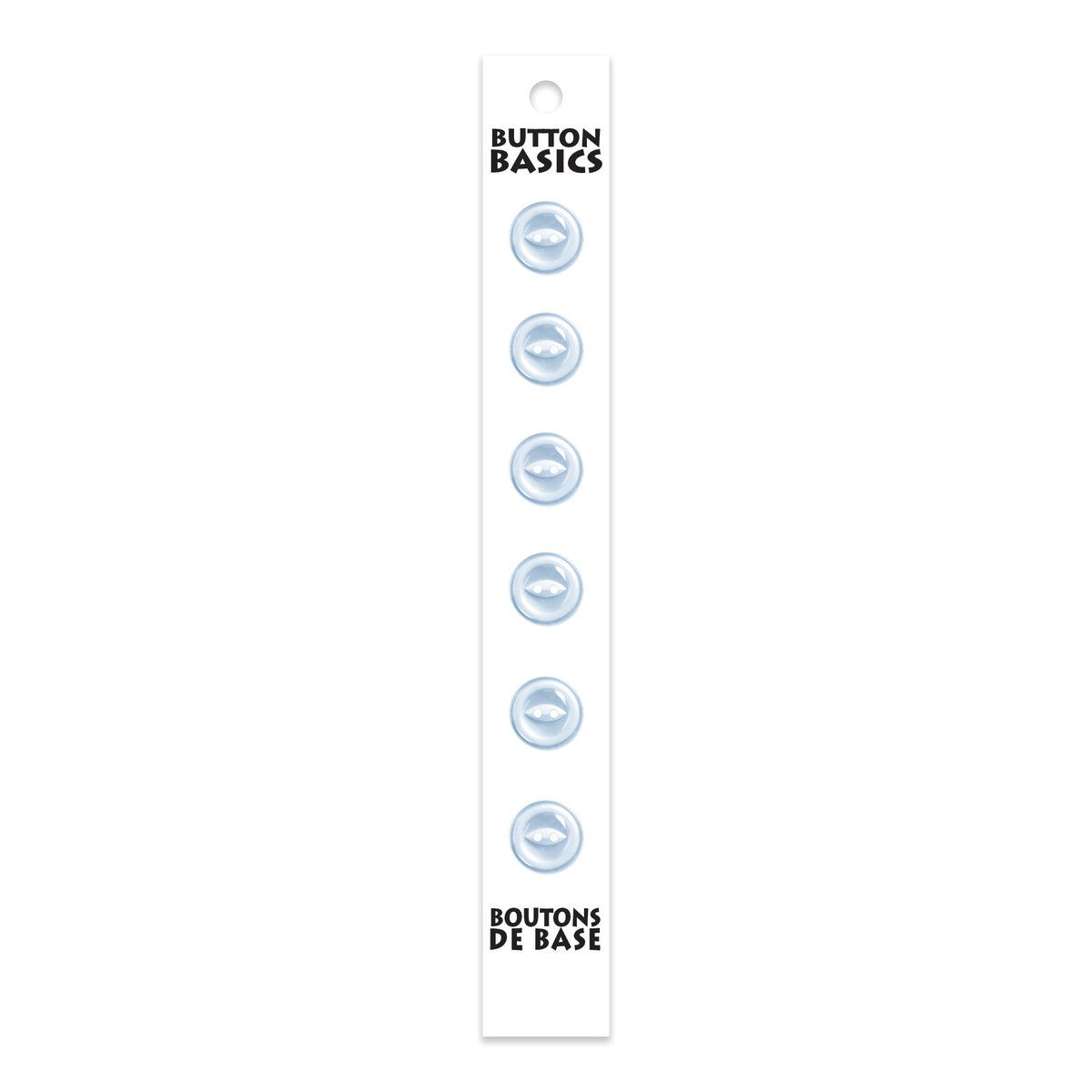 BUTTON BASICS 2-Hole Buttons – 11 mm (3/8 in.) – 6 pcs – alternate product view