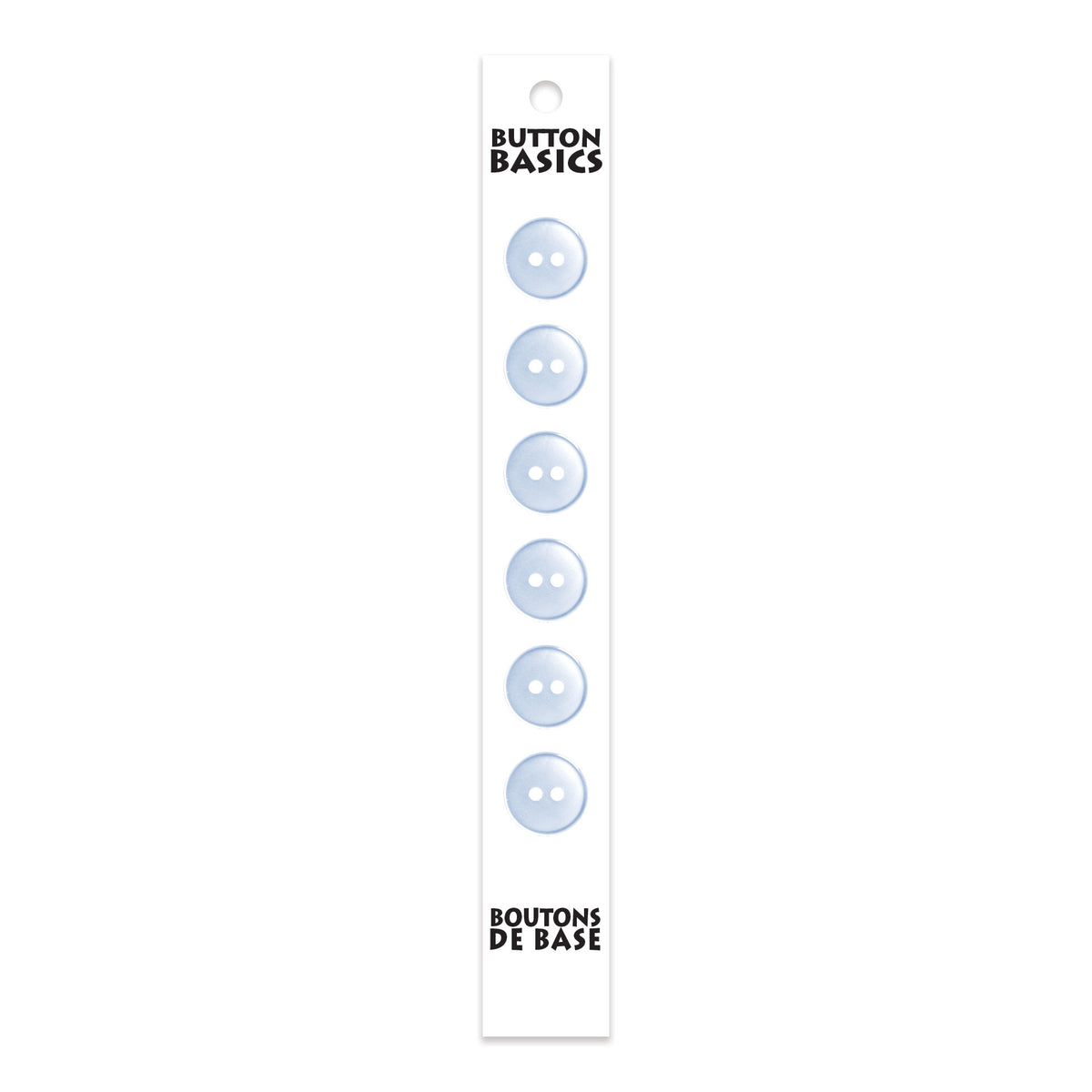 BUTTON BASICS 2-Hole Buttons – 12 mm (1/2 in.) – 6 pcs – alternate product view