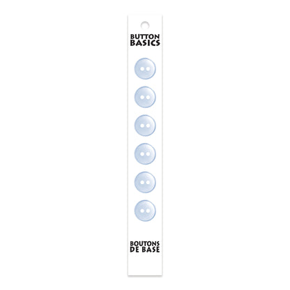 BUTTON BASICS 2-Hole Buttons – 12 mm (1/2 in.) – 6 pcs – alternate product view