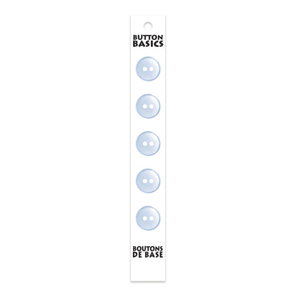 BUTTON BASICS 2-Hole Buttons – 14 mm (1/2 in.) – 5 pcs – alternate product view
