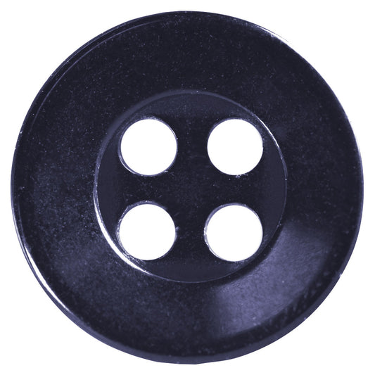 BUTTON BASICS 4‑Hole Buttons – 12 mm (1/2") – 6 pcs