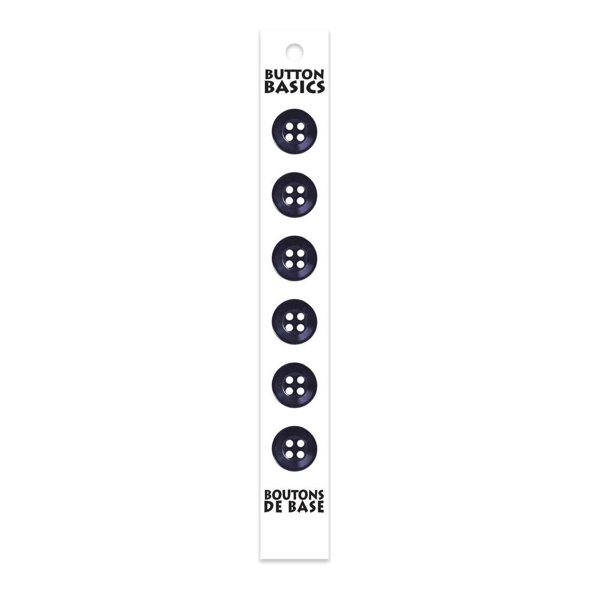 BUTTON BASICS 4-Hole Buttons – 12 mm (1/2 in.) – 6 pcs – alternate product view