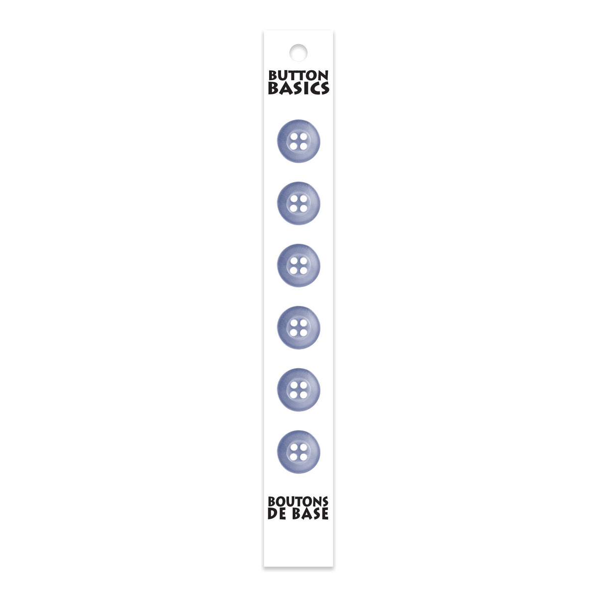 BUTTON BASICS 4-Hole Buttons – 12 mm (1/2 in.) – 6 pcs – alternate product view