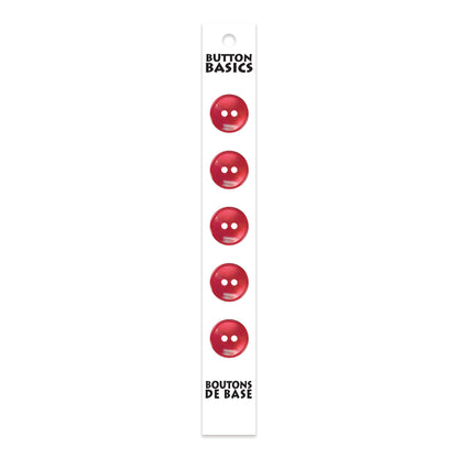 BUTTON BASICS 2-Hole Buttons – 14 mm (1/2 in.) – 5 pcs – alternate product view