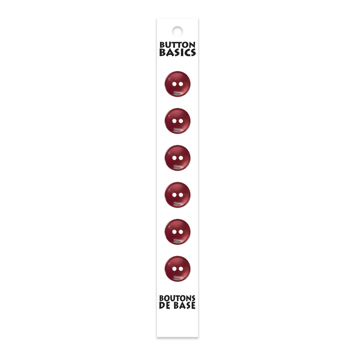 BUTTON BASICS 4-Hole Buttons – 12 mm (1/2 in.) – 6 pcs – alternate product view
