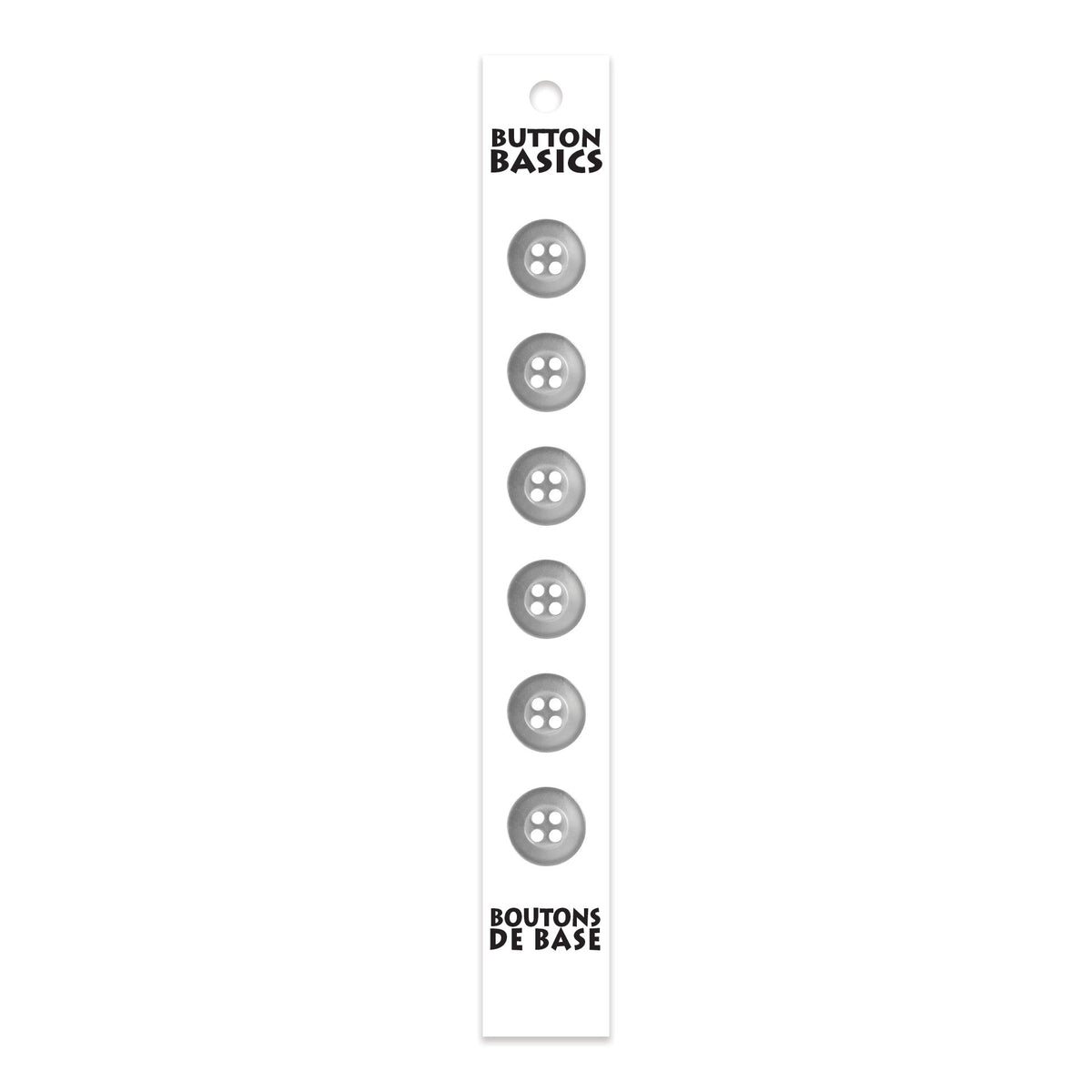 BUTTON BASICS 4-Hole Buttons – 12 mm (1/2 in.) – 6 pcs – alternate product view