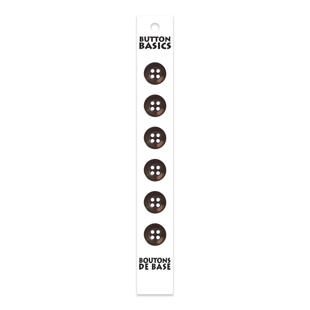 BUTTON BASICS 4-Hole Buttons – 12 mm (1/2 in.) – 6 pcs – alternate product view