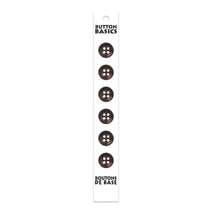 BUTTON BASICS 4-Hole Buttons – 12 mm (1/2 in.) – 6 pcs – alternate product view