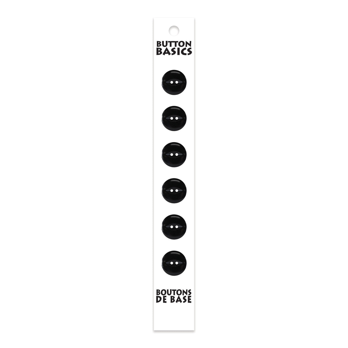 BUTTON BASICS 2-Hole Buttons — 12 mm (1/2 in.) — 6 pcs – alternate product view
