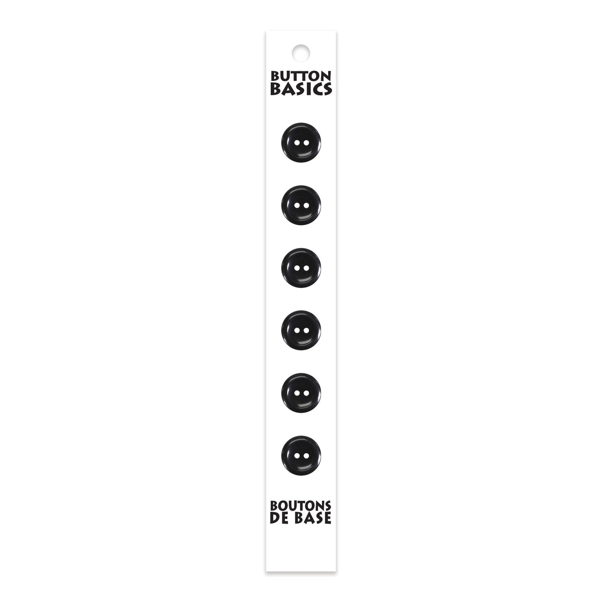 BUTTON BASICS 2 Hole Buttons - 11 mm (3/8 in.) - 6 pcs – alternate product view