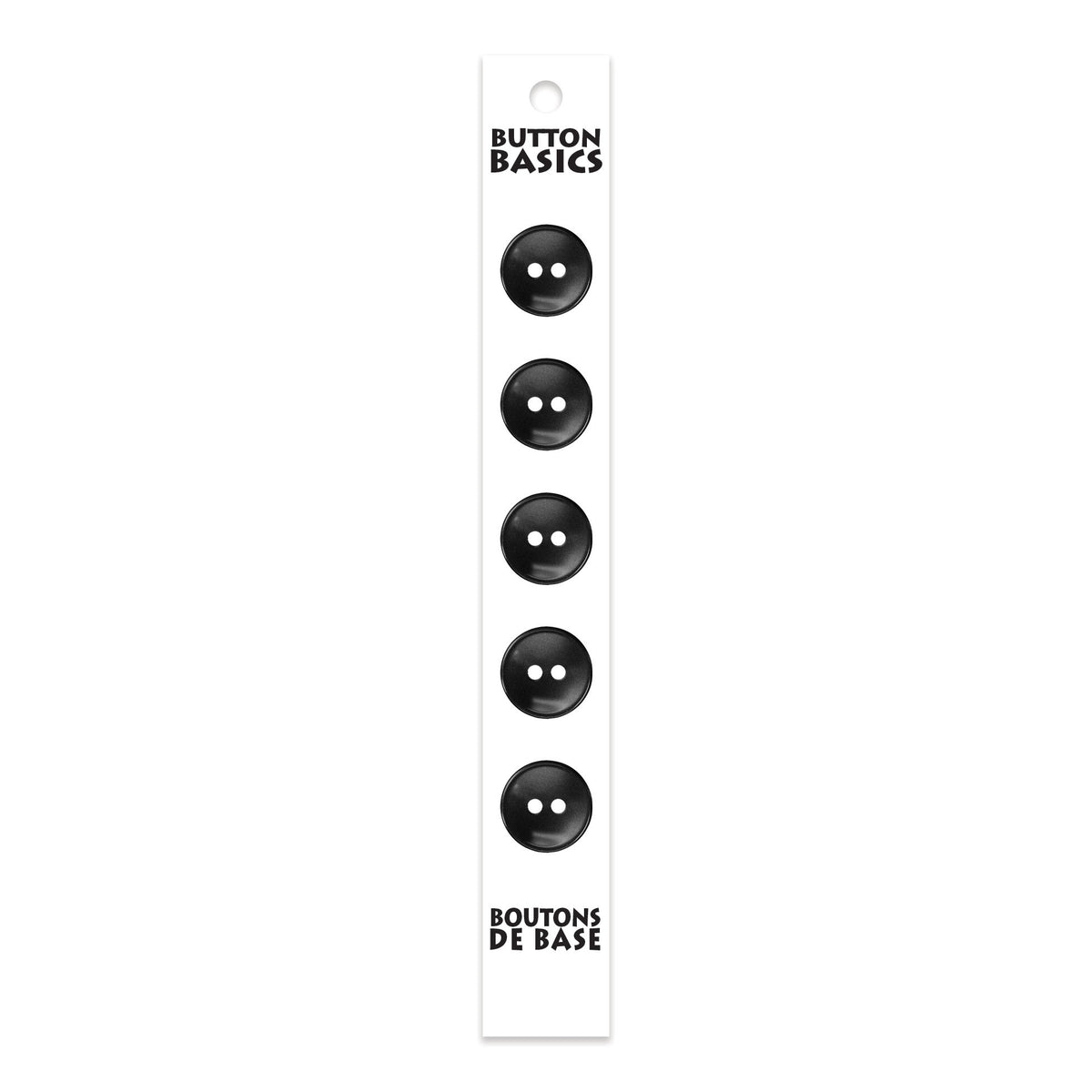 BUTTON BASICS 2-Hole Buttons – 14 mm (1/2 in.) – 5 pcs – alternate product view