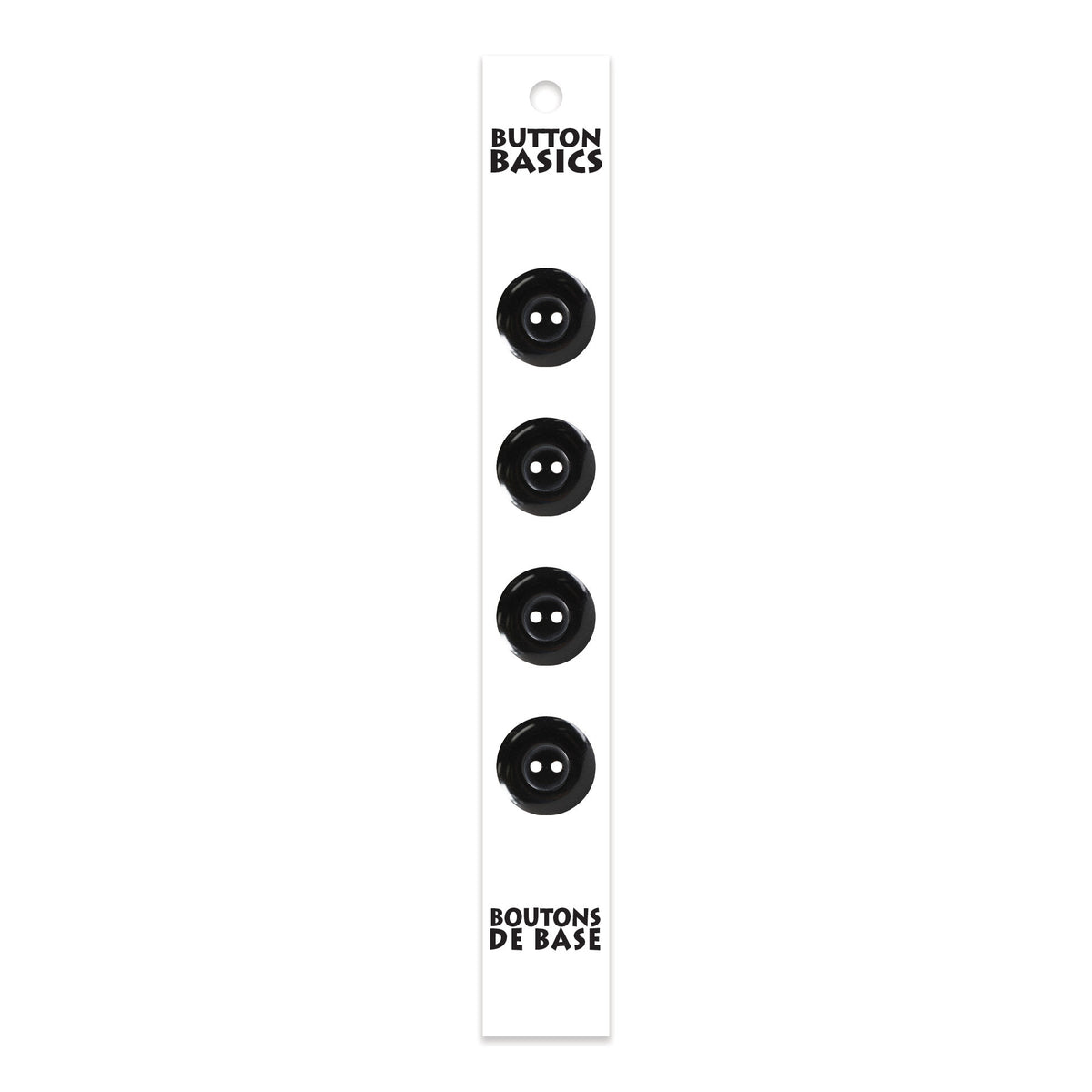 BUTTON BASICS 2-Hole Buttons – 15 mm (5/8 in.) – 4 pcs – alternate product view