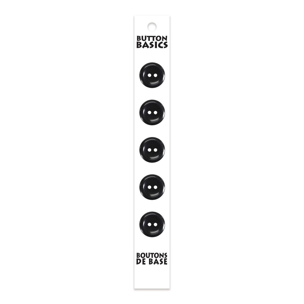 BUTTON BASICS 2 Hole Buttons - 14 mm (1/2 in.) - 5 pcs – alternate product view