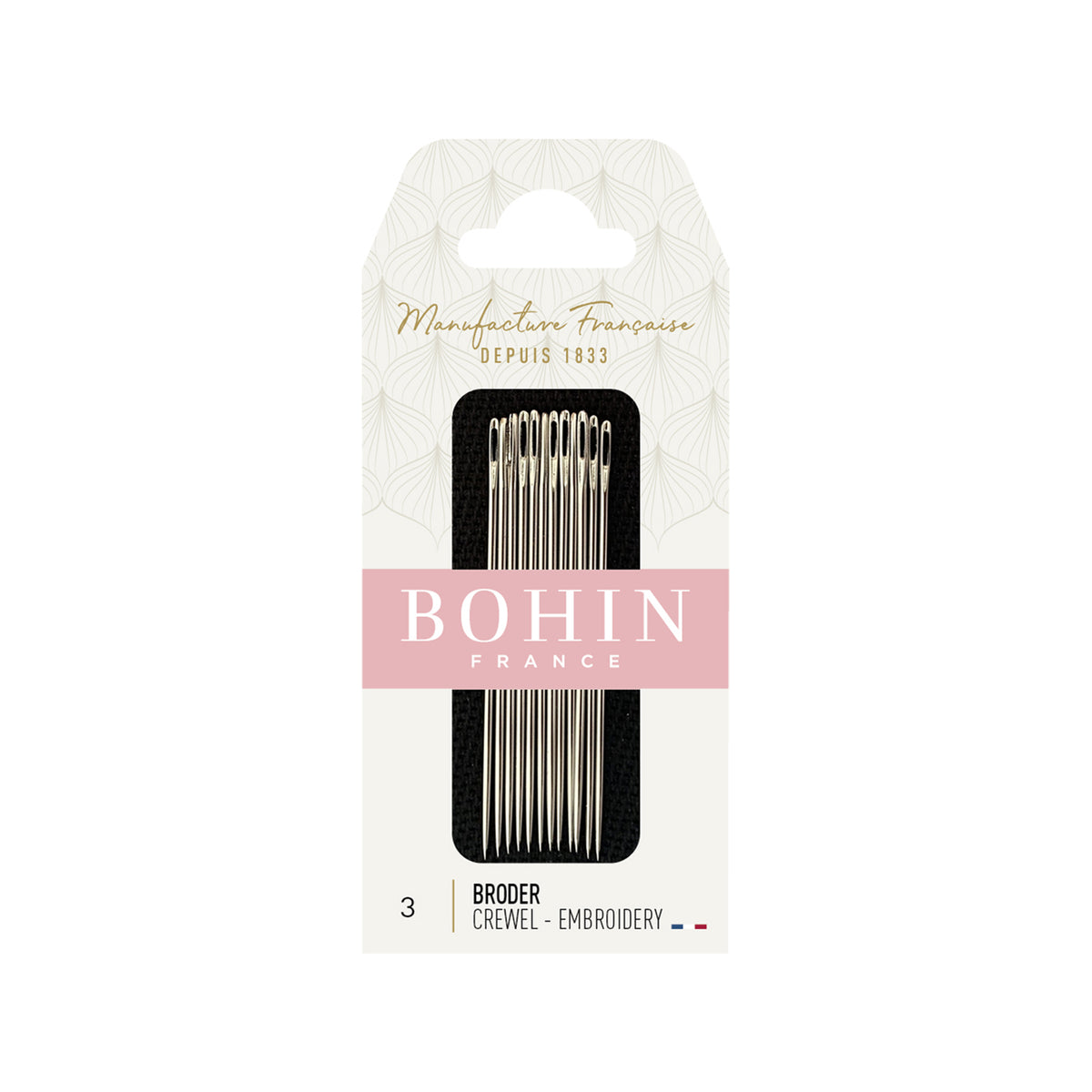 BOHIN Embroidery Needles Number 3