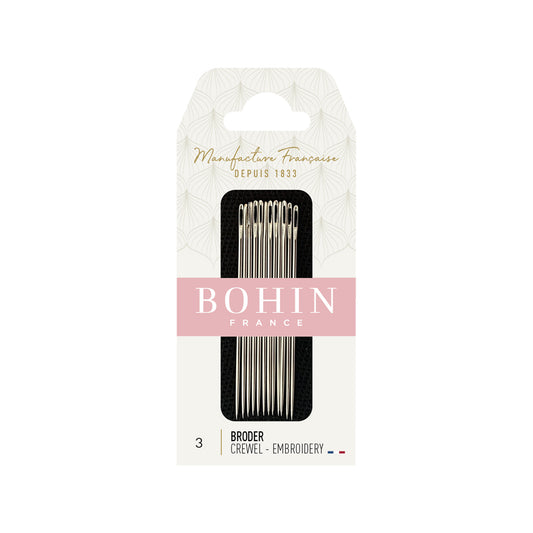 BOHIN Embroidery Needles Number 3
