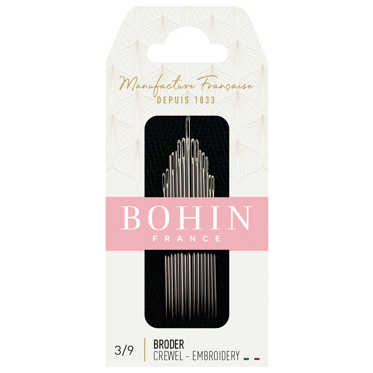BOHIN Embroidery Needles Number 3/9