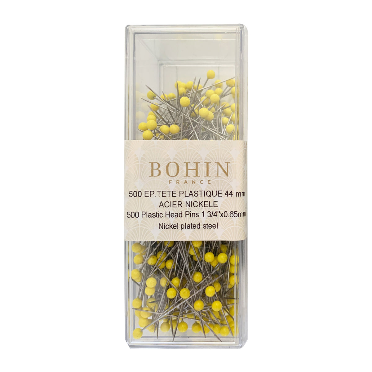 BOHIN Plastic Head Pin 1.75 in. Yellow MPC 500