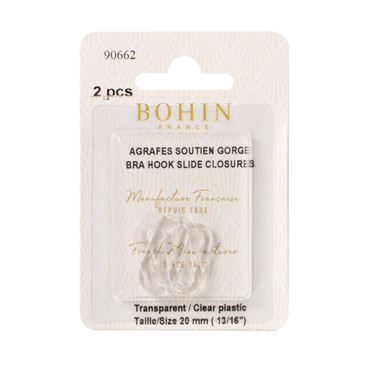 BOHIN Bikini Clasp 20 mm Clear X 2