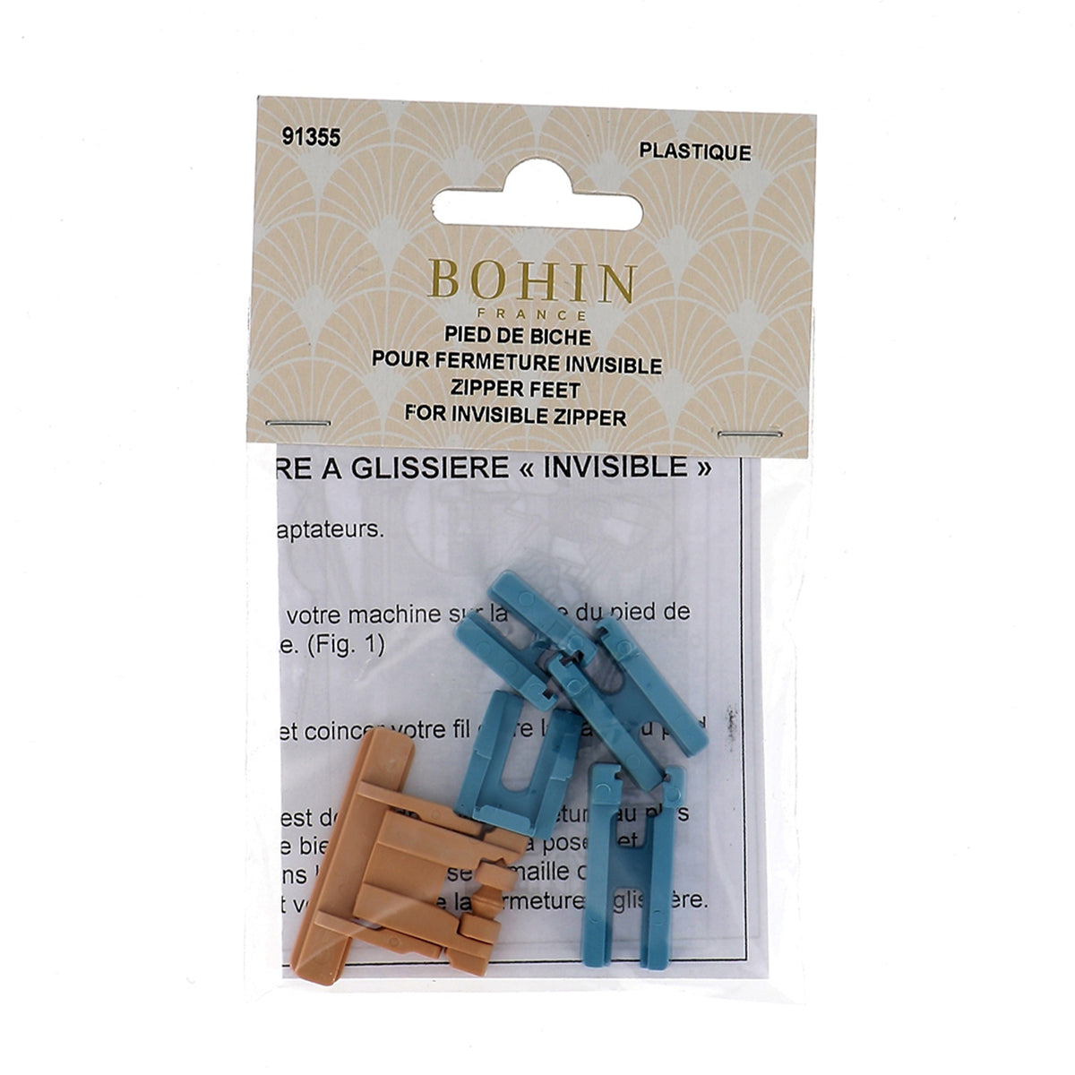 BOHIN Zipper Feet (Invisible Zipper) X 1