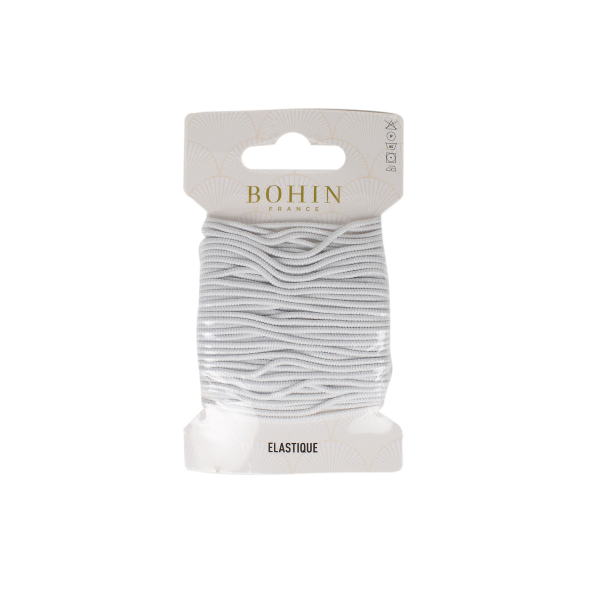 BOHIN Round Elastic 8.25m White