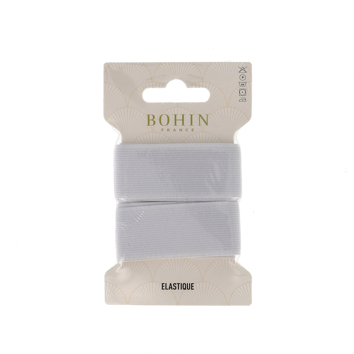 BOHIN Elastic Woven 25mm X 0.80m White