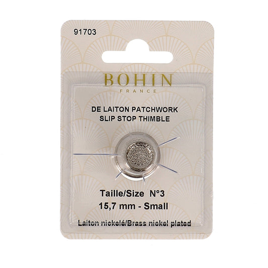 BOHIN Slip Stop Thimble Small Number 3 Black X 1