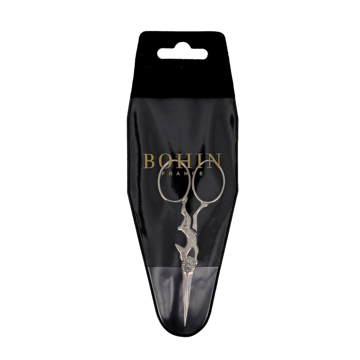 BOHIN Embroidery Scissors Rabbit Silver 3 1/2 in.