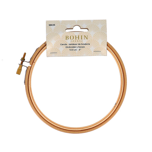 BOHIN Embroidery Hoops 12.5cm - 5 in. X 1