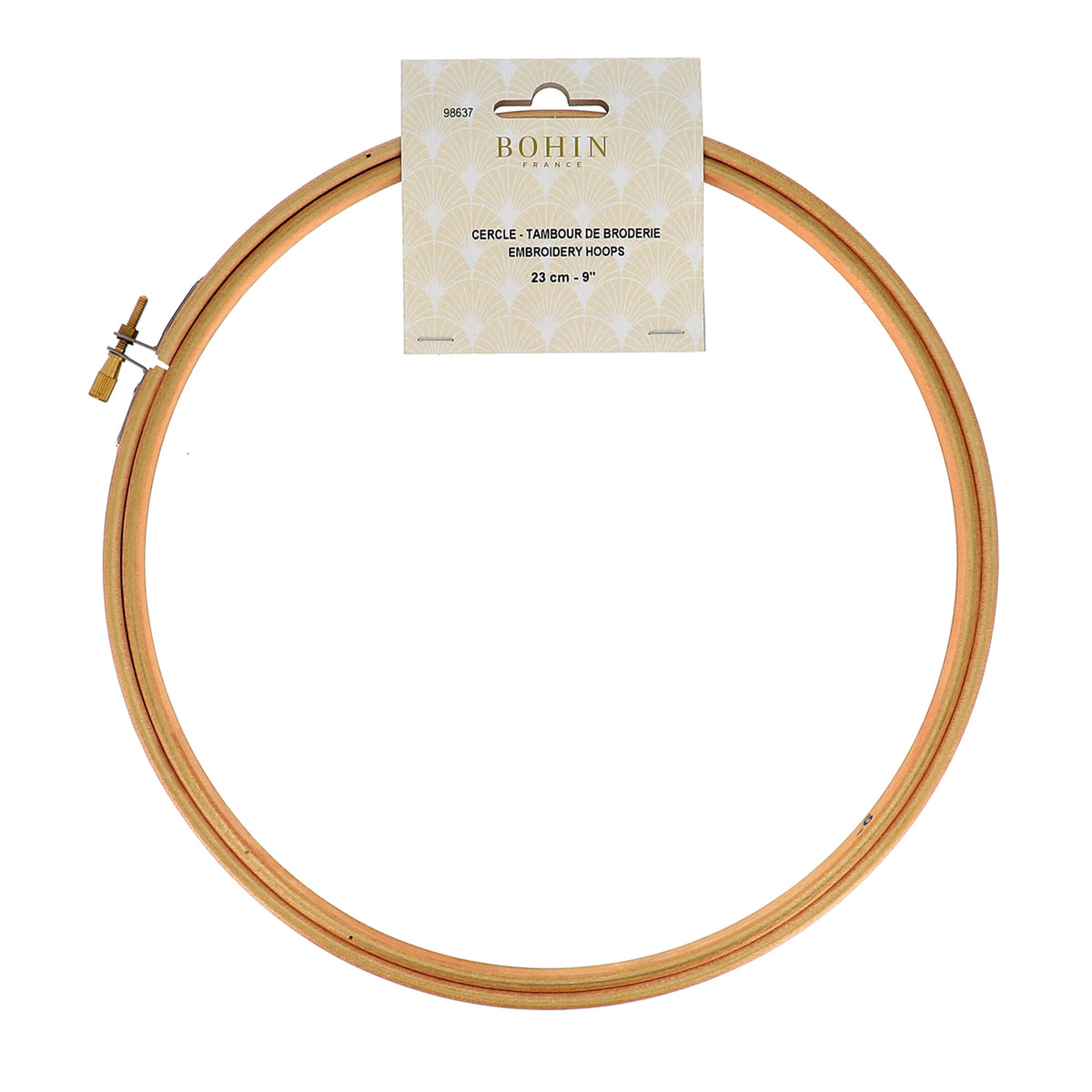 BOHIN Embroidery Hoops 23cm - 9 in. X 1