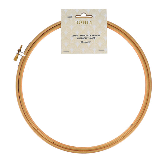 BOHIN Embroidery Hoops 23cm - 9 in. X 1