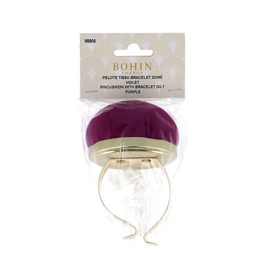 BOHIN Pin Cushion Metal Bracelet - Purple