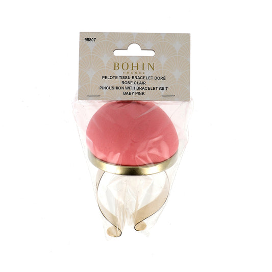 BOHIN Pin Cushion Metal Bracelet - Baby Pink