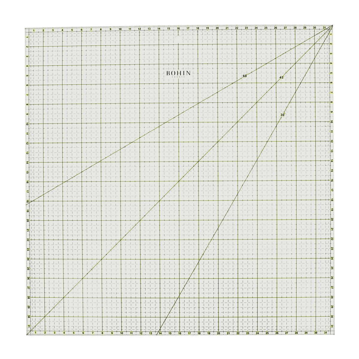 BOHIN Quilting Ruler Acrylic 32 X 32 cm