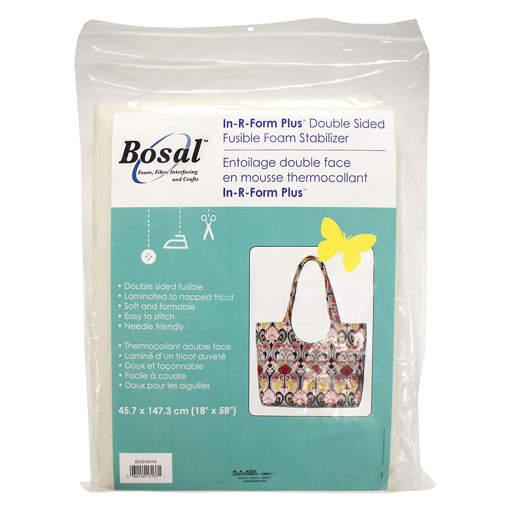BOSAL In-R-Form Double Sided Fusible Foam Stabilizer - 45.7 x 147.3 cm (18" x 58")