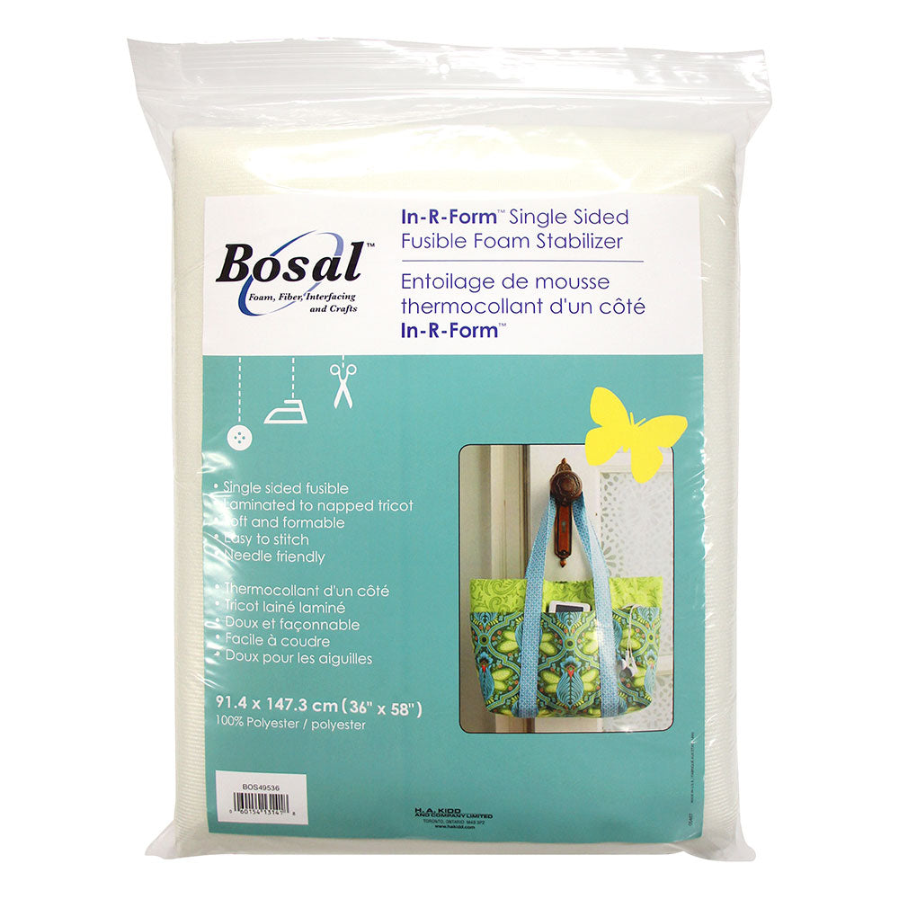 BOSAL In-R-Form Single Sided Fusible Foam Stabilizer - 91.4 x 147.3 cm (36" x 58")