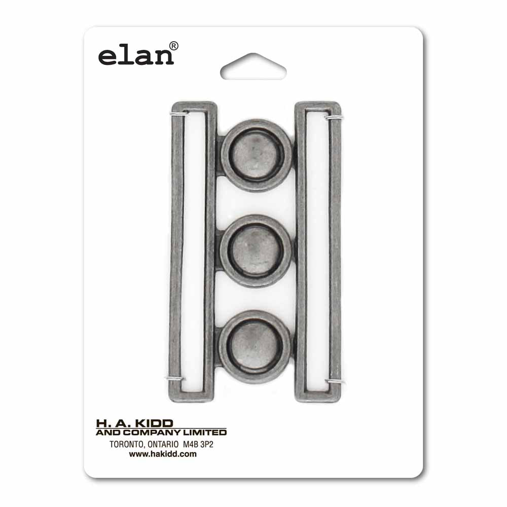 ELAN Cinch Belt Buckle - 76mm (3") - Antique Silver