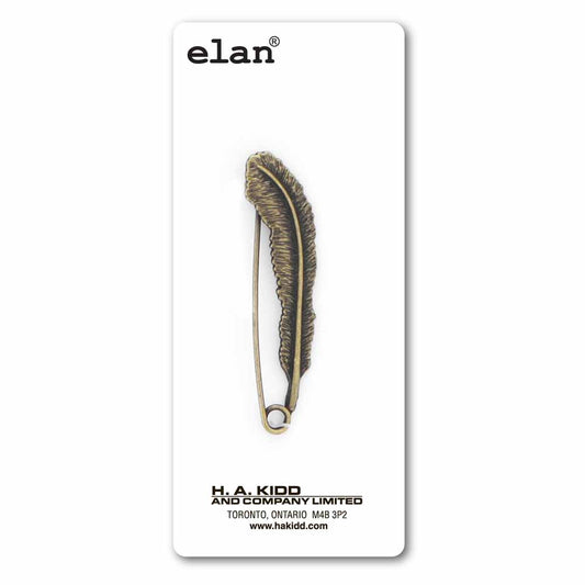 ELAN Shawl Pin - 87mm (3 3/8") - Antique Gold